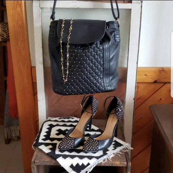 Embellished Black Heels - Picture 3 of 8